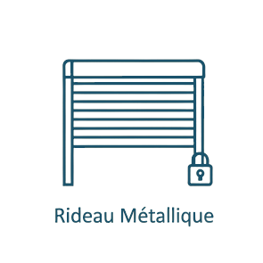 rideaux métalliques